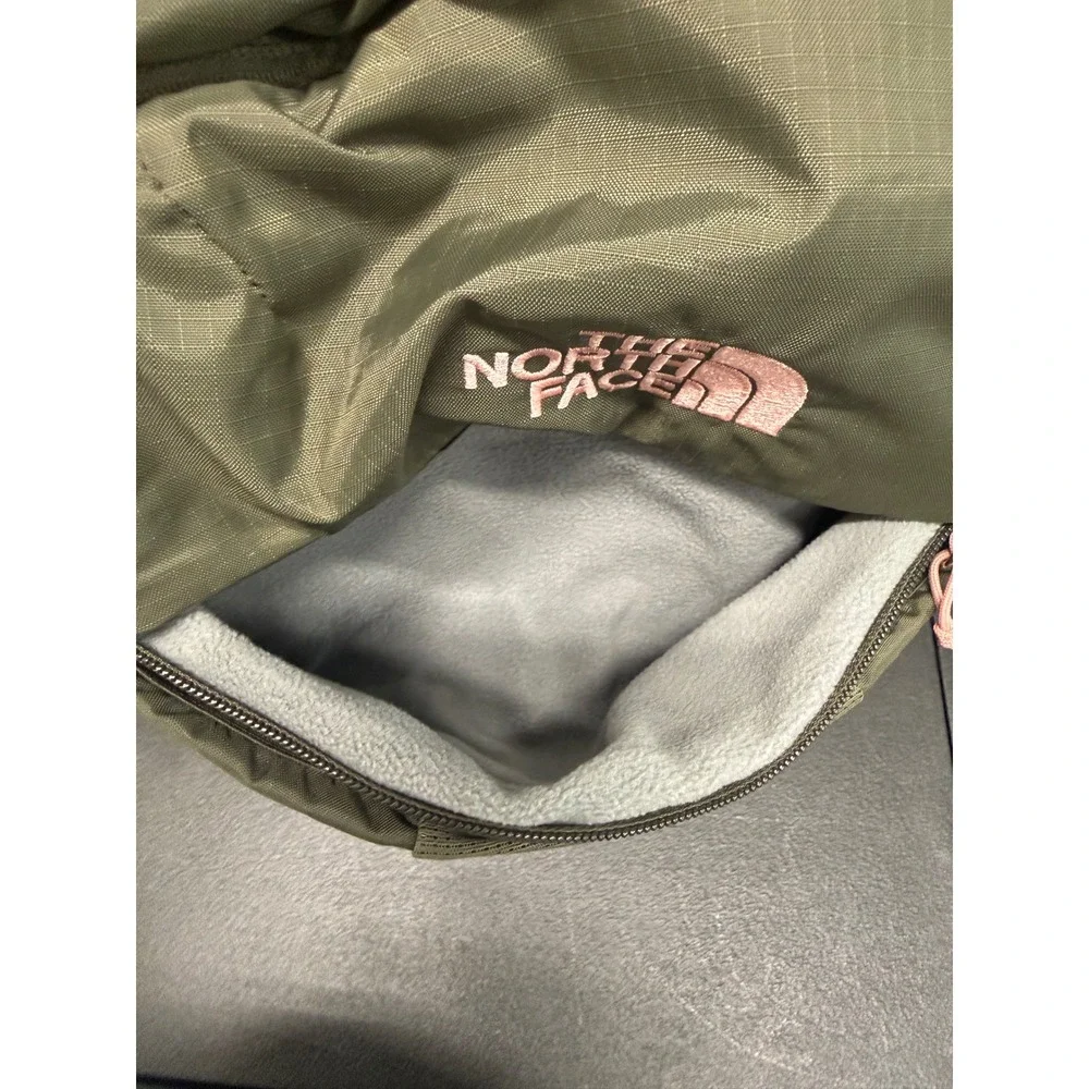 The North Face Recon Backpack Olive Green Pink FlexVent Laptop Bag